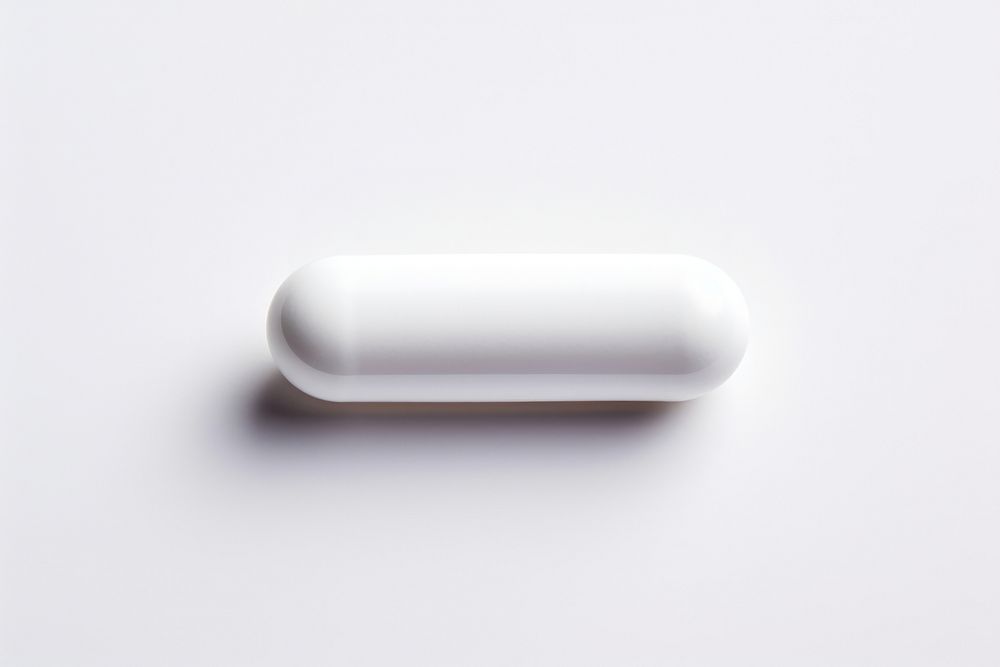 Pill capsule white simplicity. AI generated Image by rawpixel.