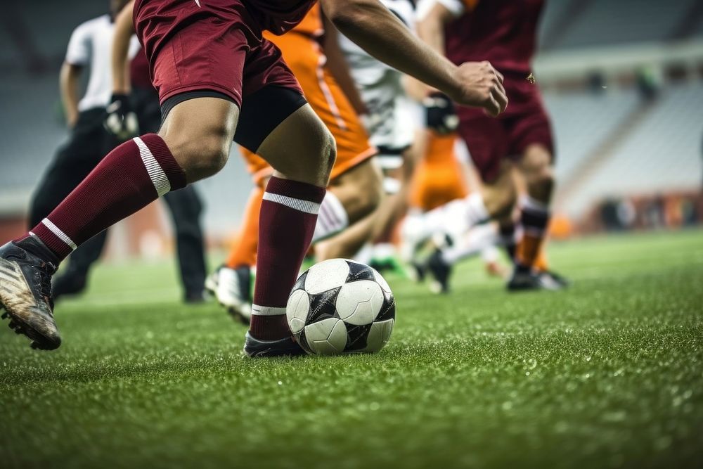 Football players football sports soccer. AI generated Image by rawpixel.