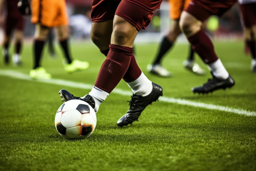 Football players football sports soccer. AI generated Image by rawpixel.