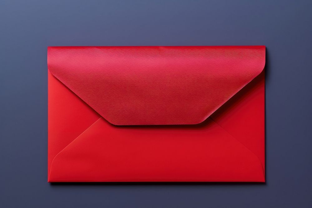 Envelope blank red mailbox correspondence letterbox. AI generated Image by rawpixel.