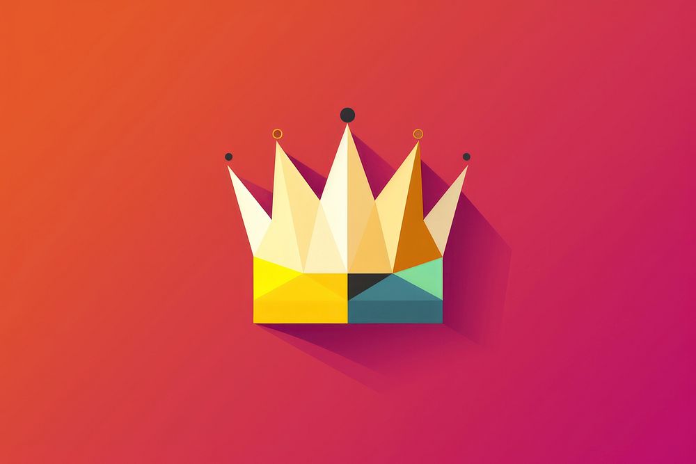 Crown symbol art accessories. AI generated Image by rawpixel.