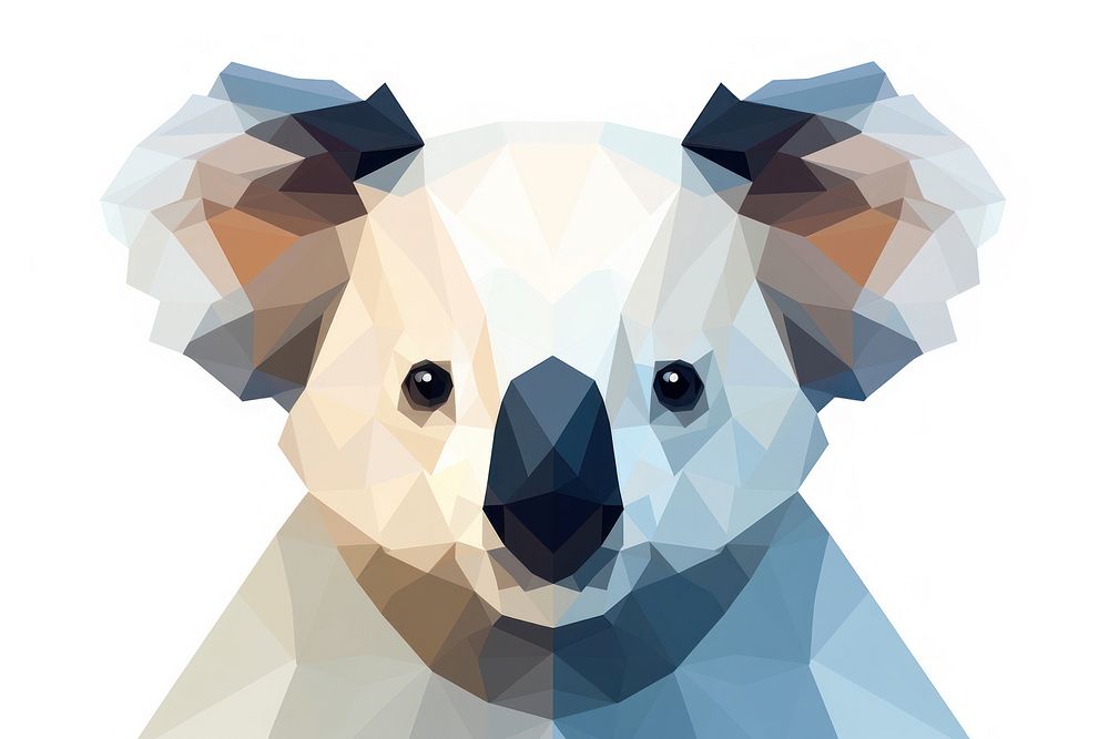 Koala head mammal animal bear. AI generated Image by rawpixel.