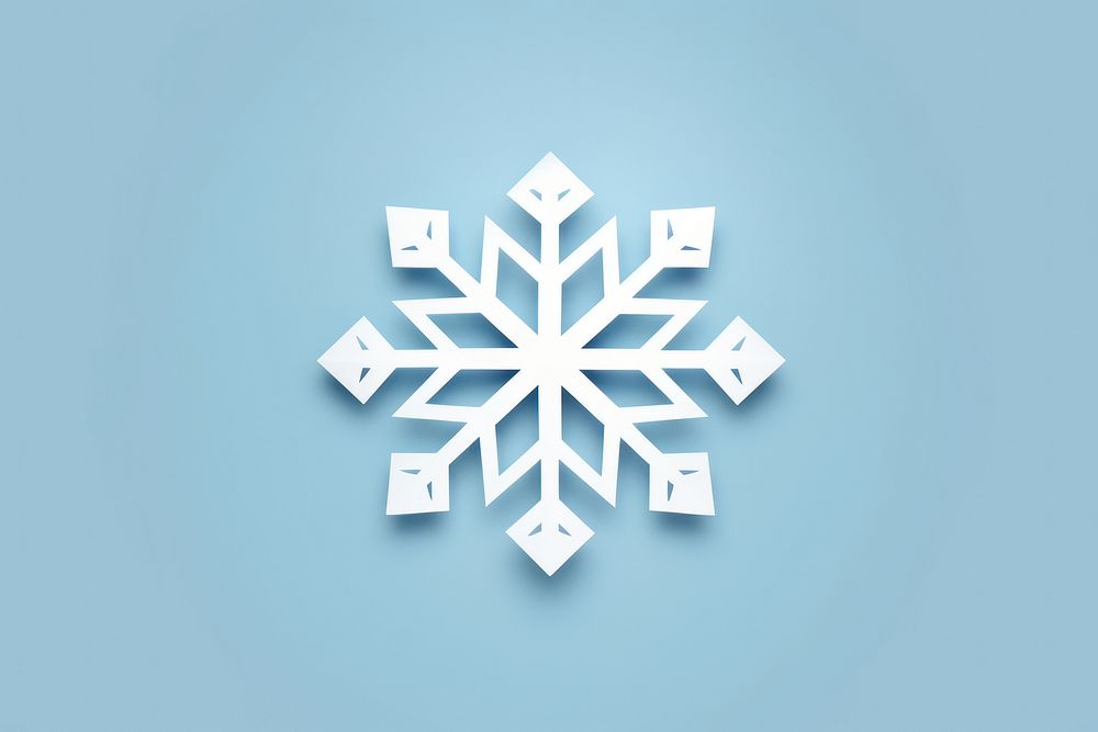 Snow flake snowflake symbol celebration. AI generated Image by rawpixel.