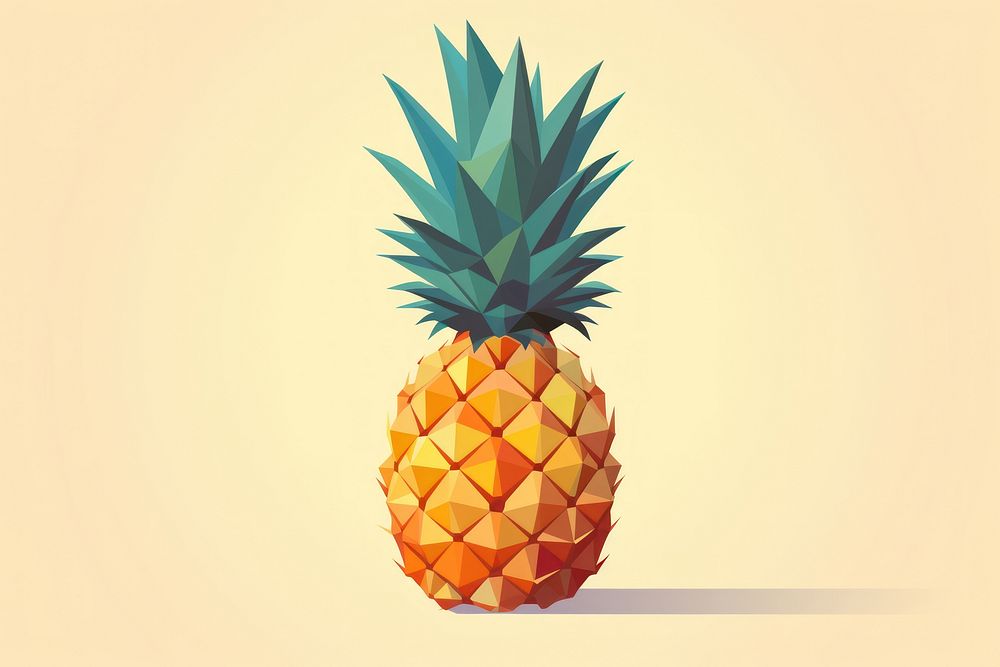 Pineapple fruit plant food. AI generated Image by rawpixel.