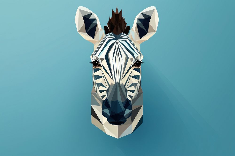 Zebra head wildlife animal mammal. AI generated Image by rawpixel.