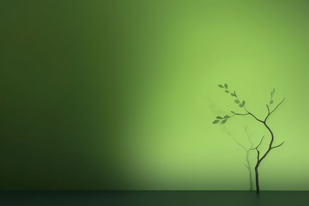Green branch nature light. AI generated Image by rawpixel.