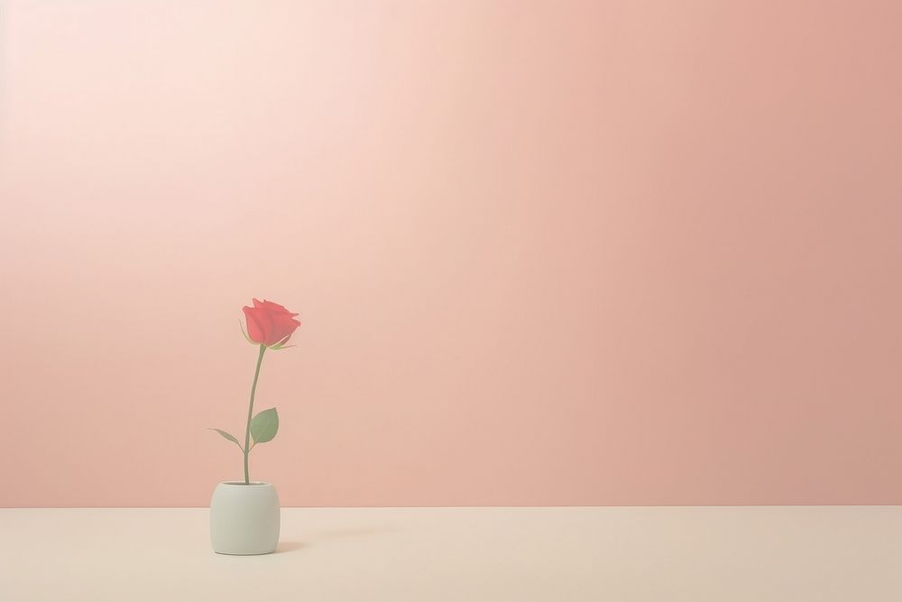 Pink rose flower plant. AI generated Image by rawpixel.