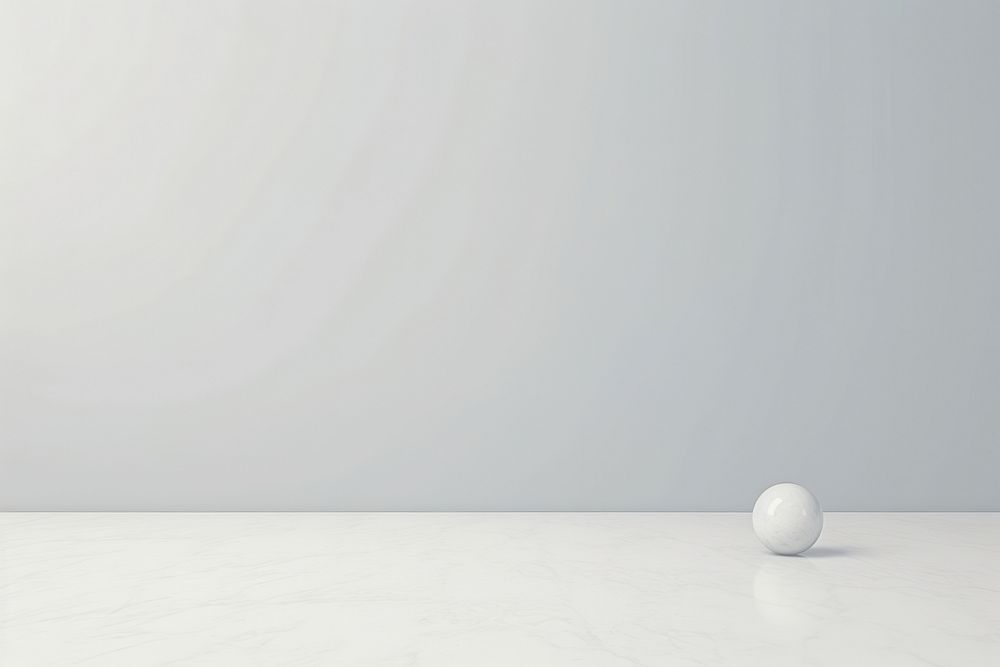 White marble backgrounds sphere simplicity. AI generated Image by rawpixel.
