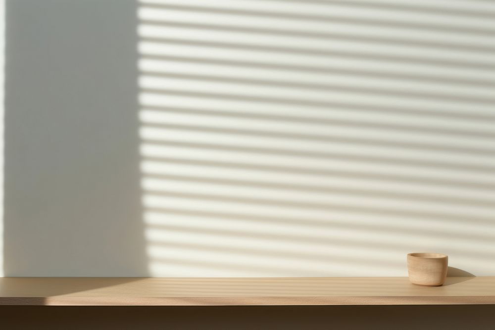 Wood shadow window cup. AI generated Image by rawpixel.