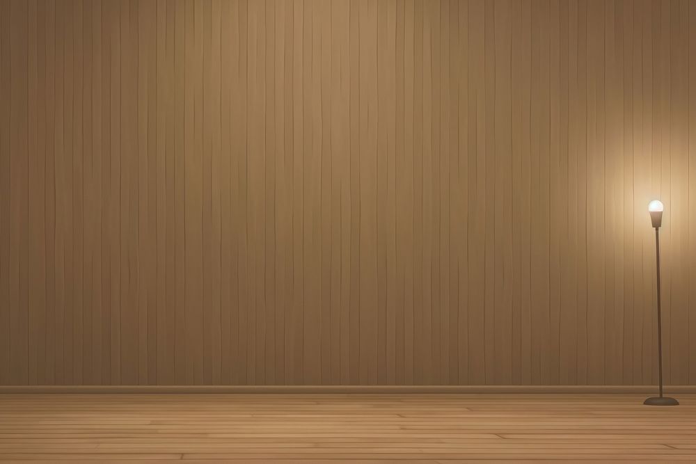 Wood wall backgrounds spotlight lighting. AI generated Image by rawpixel.