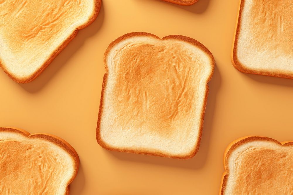 Toasts bread food backgrounds. AI generated Image by rawpixel.