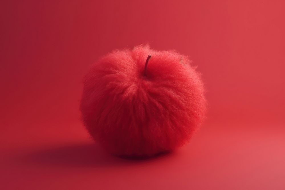 Apple shape fruit plant red. AI generated Image by rawpixel.