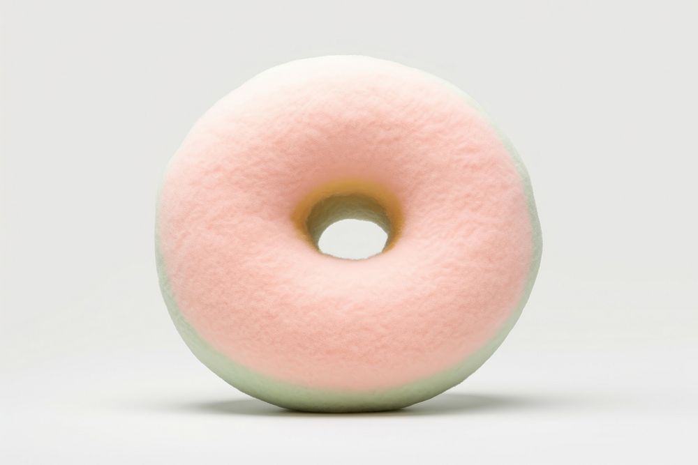Donut shape food white background confectionery. AI generated Image by rawpixel.