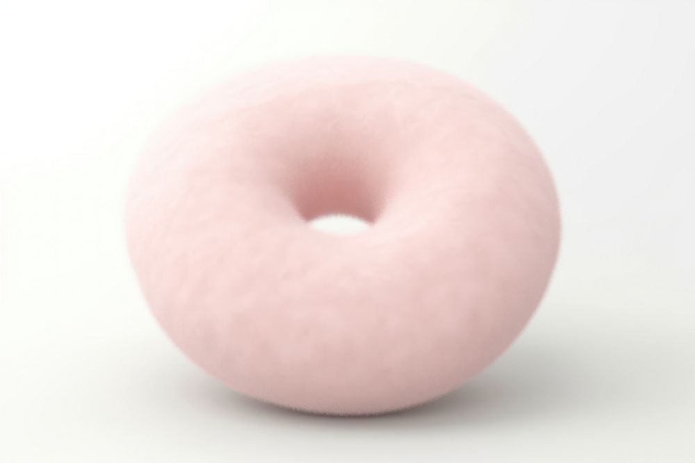 Donut shape food white background confectionery. AI generated Image by rawpixel.
