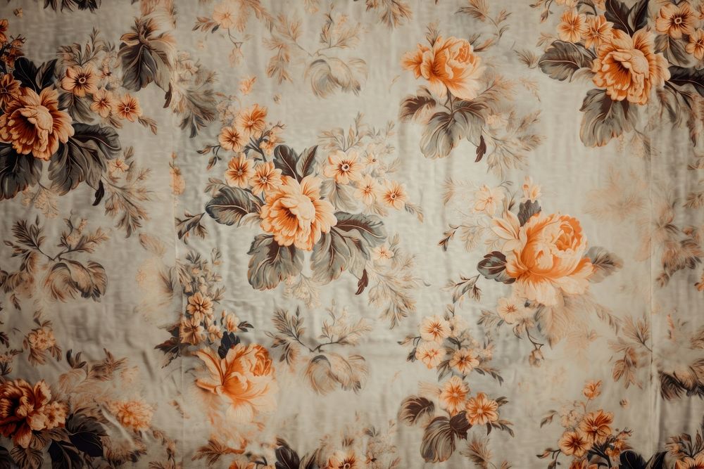 Vintage backgrounds tapestry pattern. AI generated Image by rawpixel.