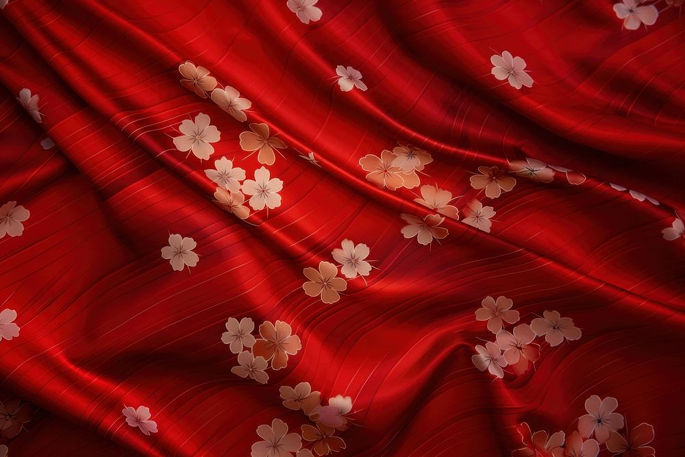 Japanese pattern backgrounds satin silk. 