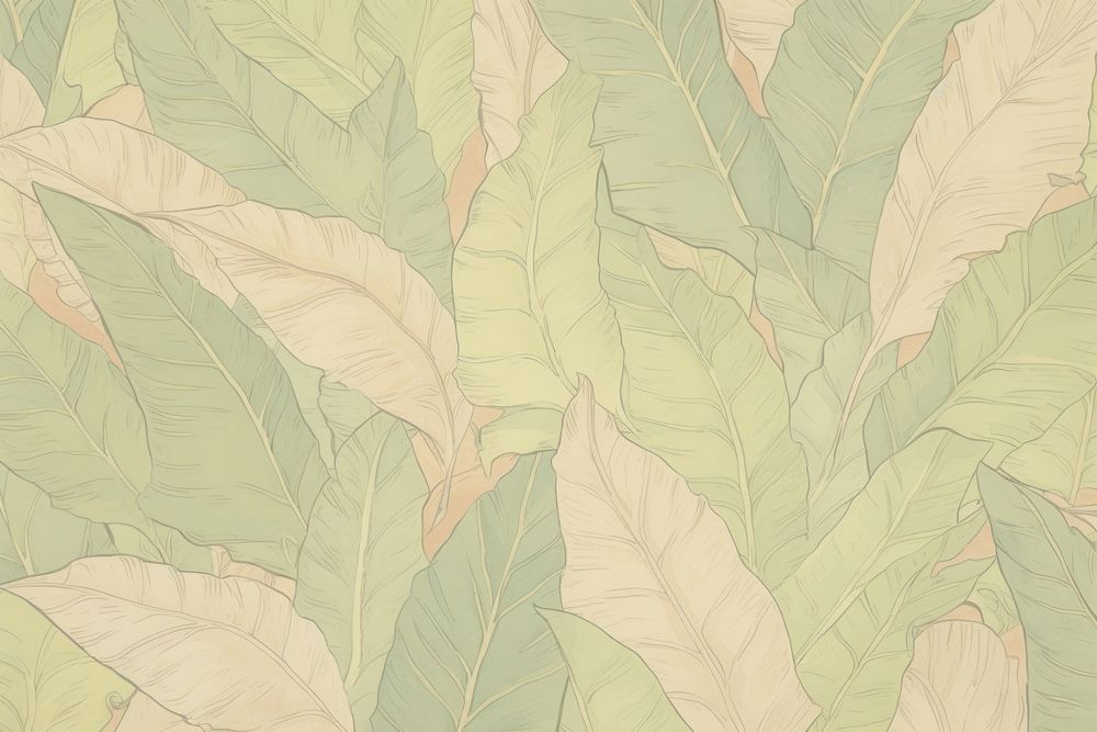 Tropical leave pattern backgrounds plant. AI generated Image by rawpixel.