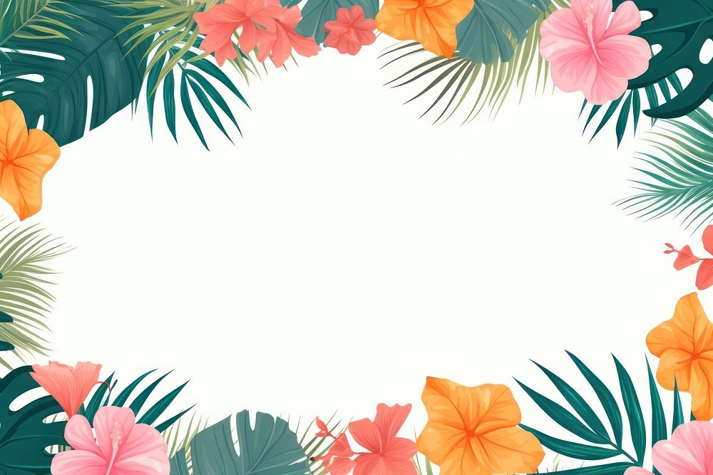 Plant backgrounds hibiscus outdoors. AI generated Image by rawpixel.