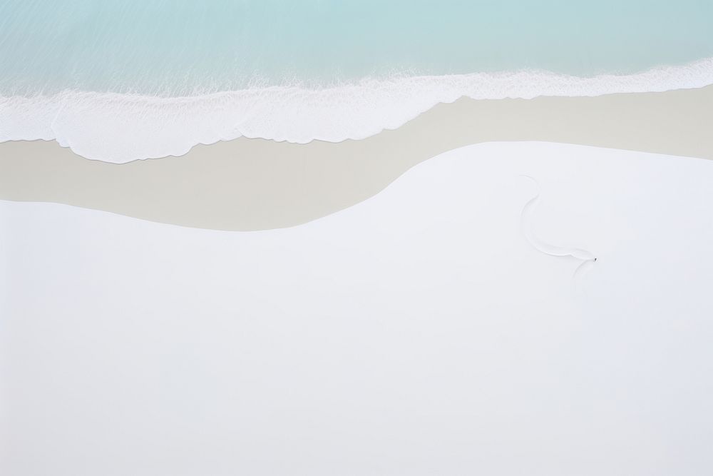 White sea wave on beach outdoors nature ocean. AI generated Image by rawpixel.