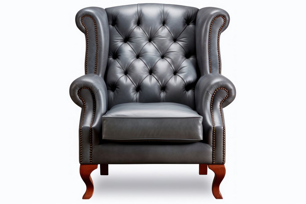 Gray Armchair armchair furniture architecture. AI generated Image by rawpixel.