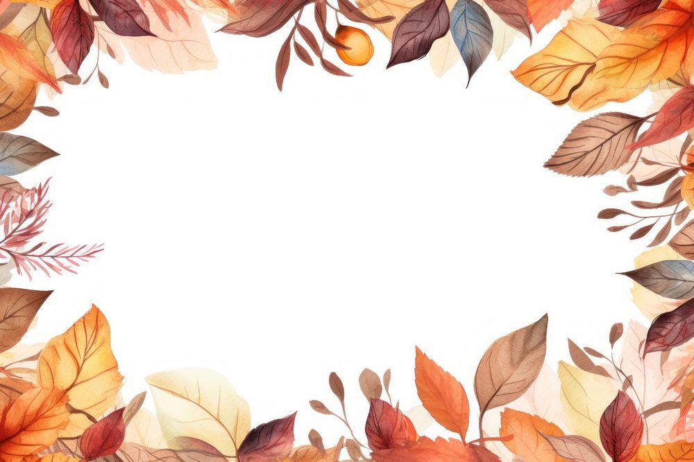 Autumn leaves backgrounds pattern plant. AI generated Image by rawpixel.