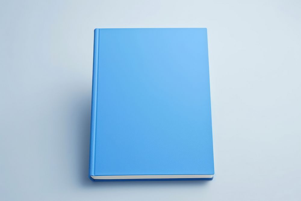Blank vertical blue book publication simplicity education. AI generated Image by rawpixel.
