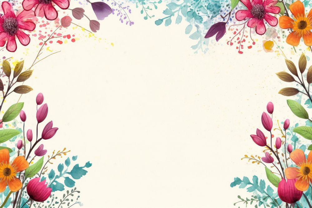 Flowers backgrounds pattern plant. AI generated Image by rawpixel.