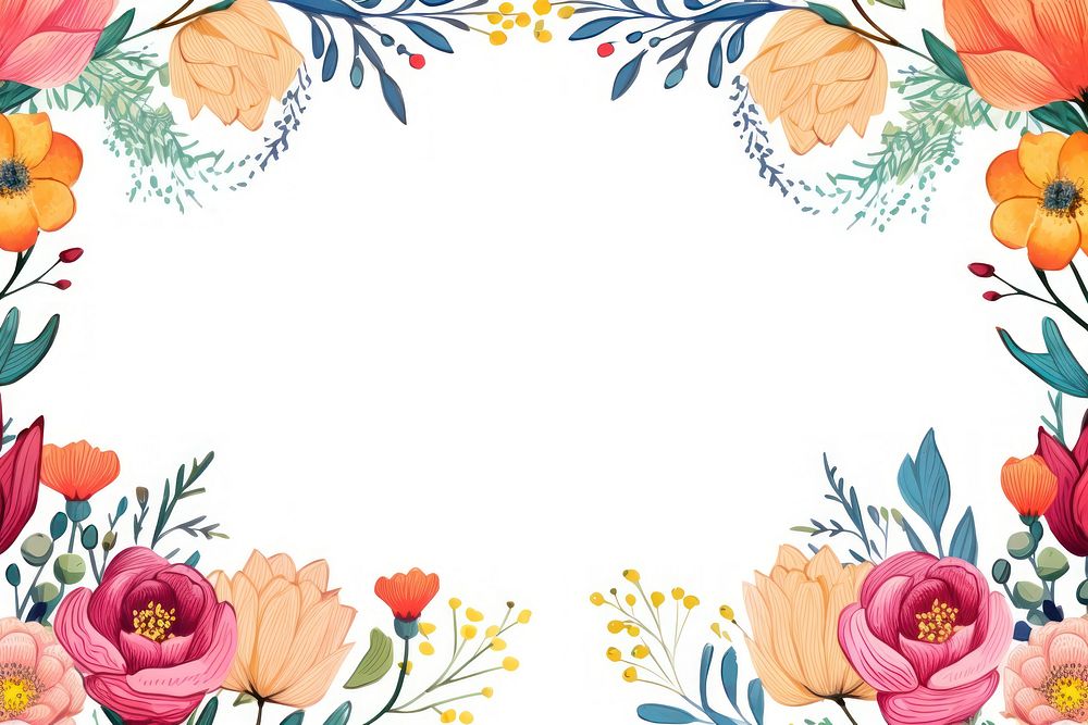 Flowers backgrounds pattern plant. AI generated Image by rawpixel.