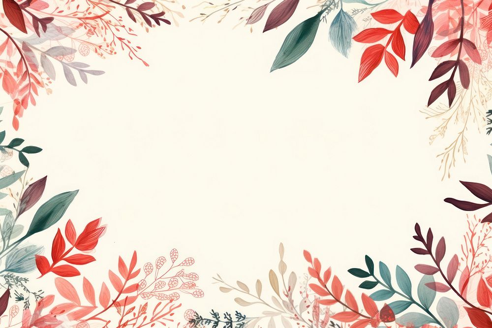 Floral leaves backgrounds pattern plant. AI generated Image by rawpixel.
