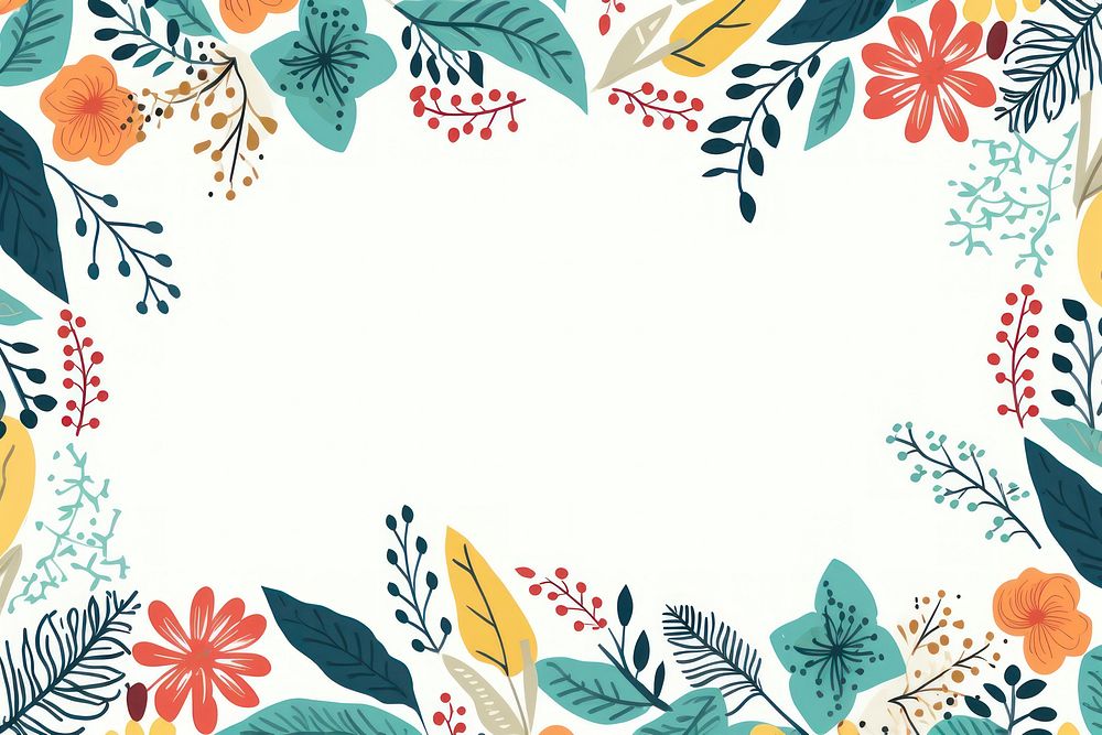 Floral leaves backgrounds pattern plant. AI generated Image by rawpixel.
