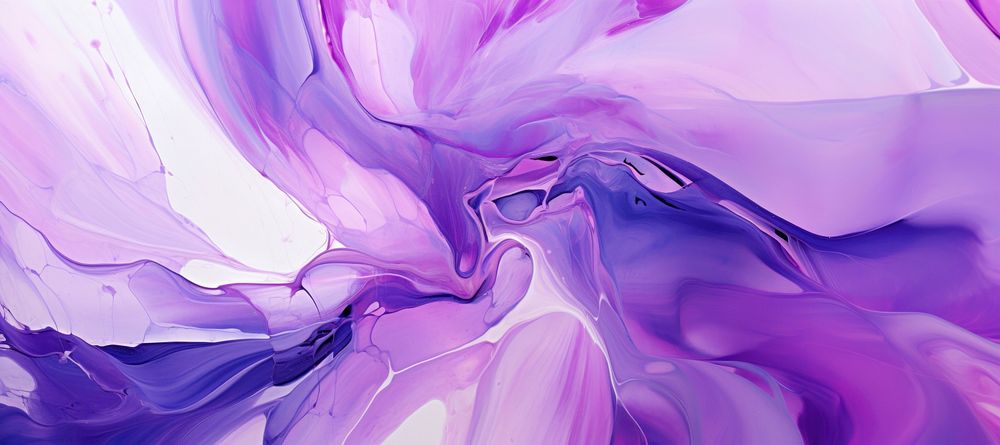Very beautiful purple abstract liquid acrylic petal backgrounds fragility. AI generated Image by rawpixel.
