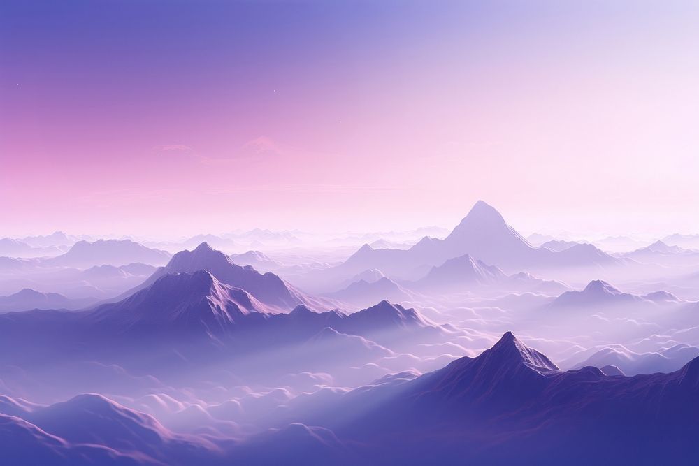 Landscape mountain panoramic outdoors. AI generated Image by rawpixel.