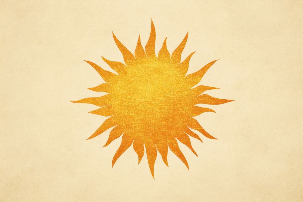 Sun paper sunflower astronomy. AI generated Image by rawpixel.