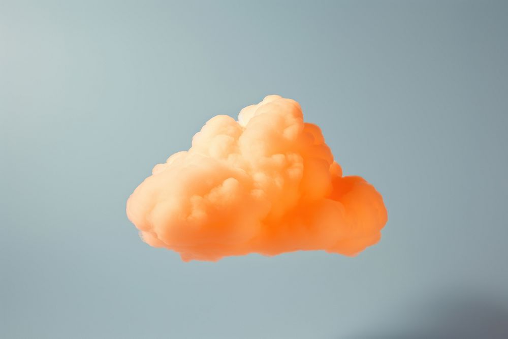 Orange cloud nature sky fireworks. AI generated Image by rawpixel.
