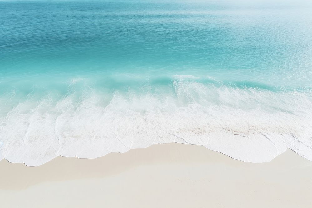 White beach outdoors horizon nature. AI generated Image by rawpixel.