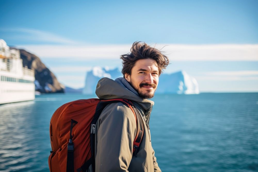 Latino man backpacker photography outdoors nature. AI generated Image by rawpixel.