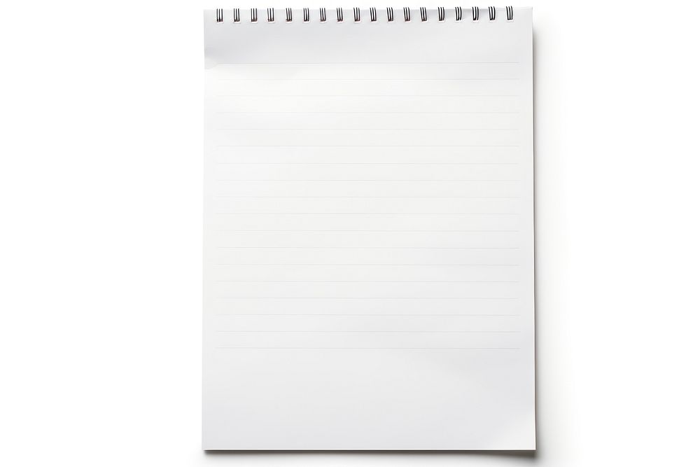 Note paper transparent page white background publication. AI generated Image by rawpixel.