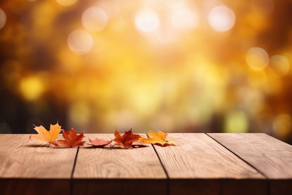 Autumn backgrounds falling leaves. AI generated Image by rawpixel.