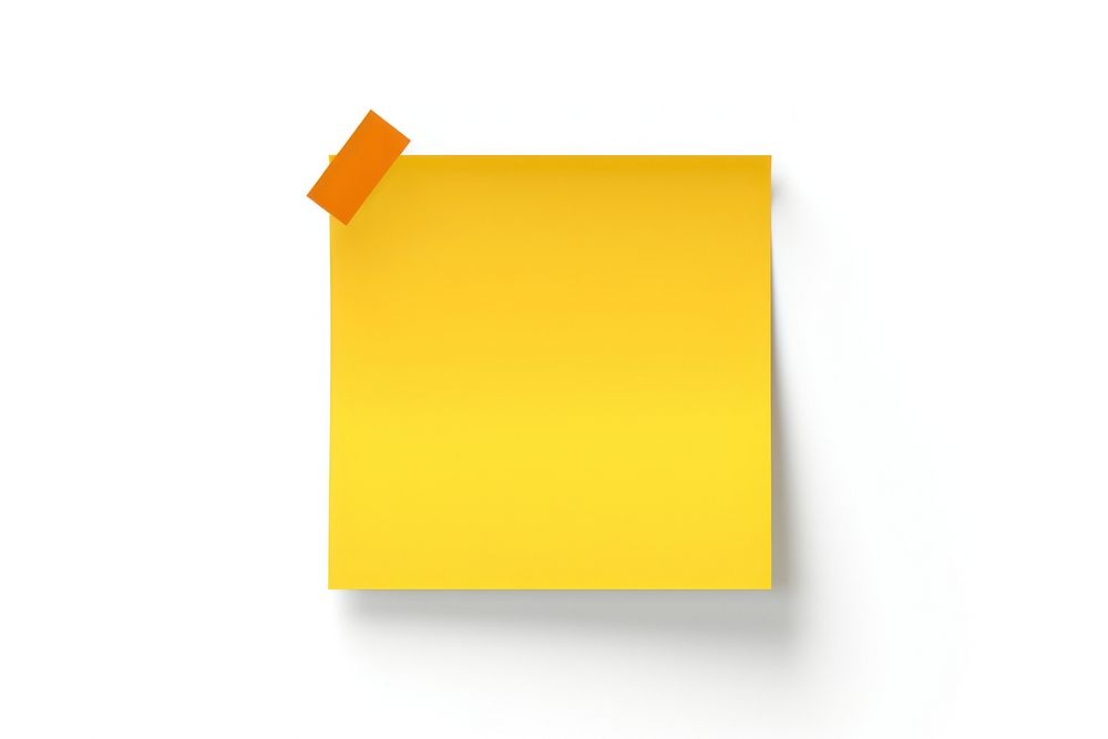 Empty postit text white background simplicity. AI generated Image by rawpixel.