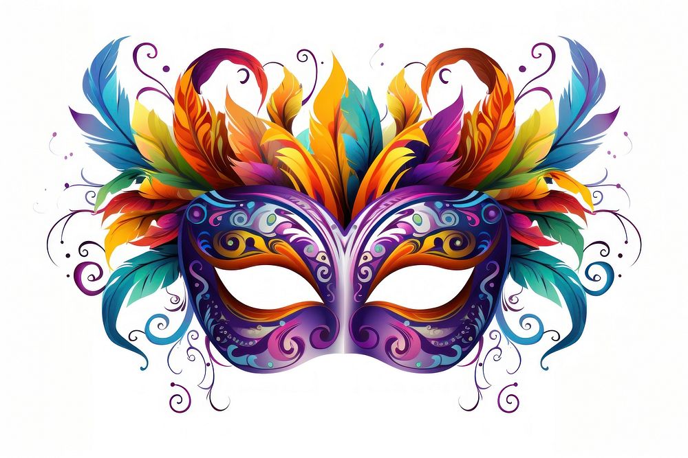 Carnival mask celebration creativity. AI generated Image by rawpixel.