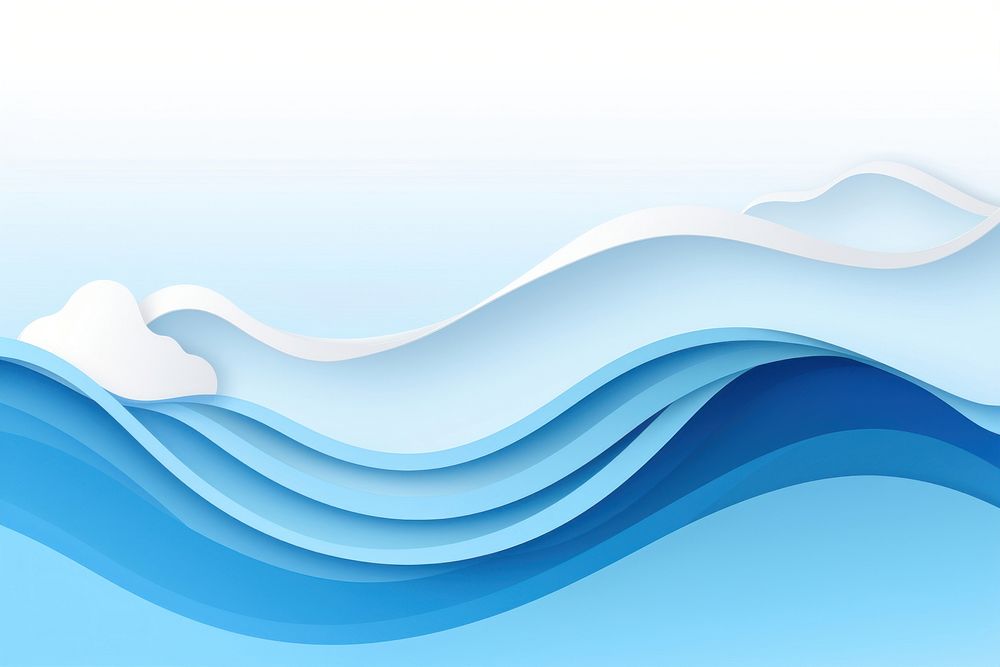 Abstract blue sea backgrounds abstract wave. AI generated Image by rawpixel.