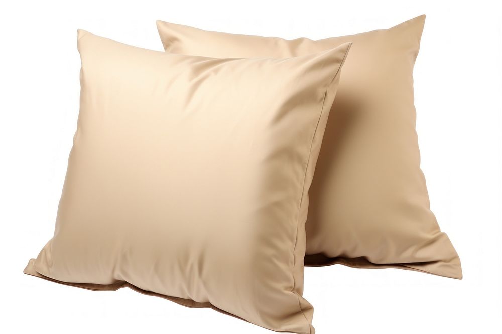 Cream pillow cushion comfortable simplicity. AI generated Image by rawpixel.