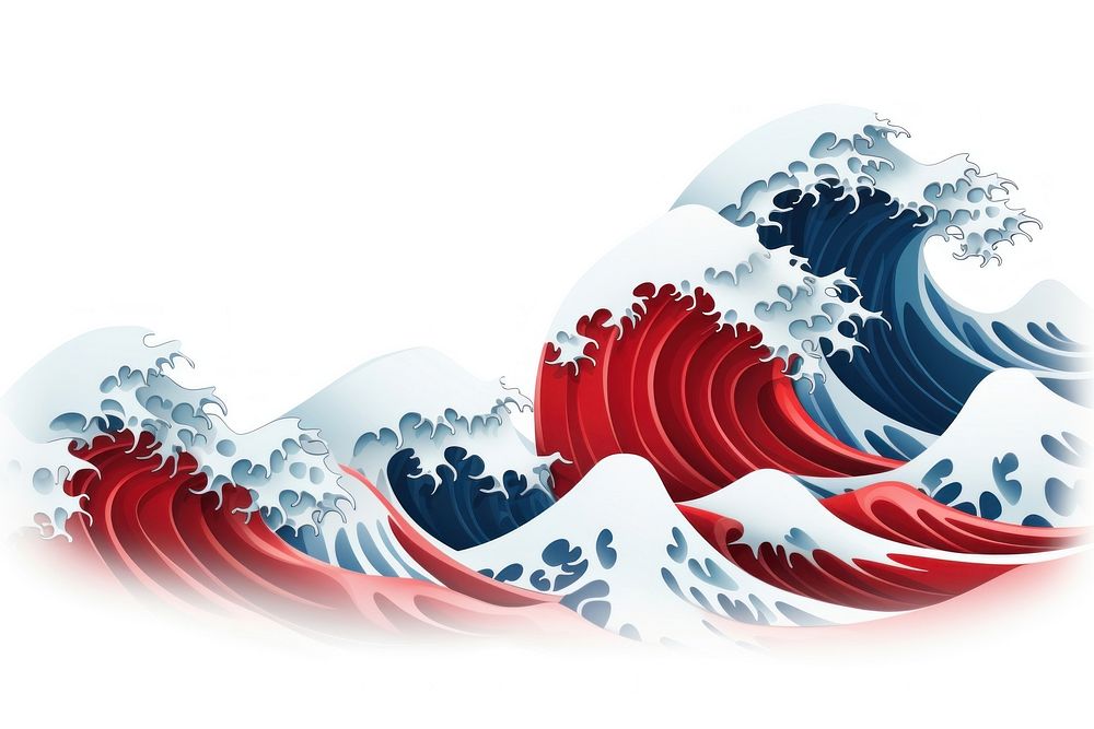 Sea wave splashing graphics. AI generated Image by rawpixel.