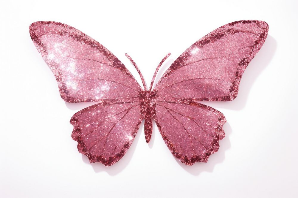 Glitter butterfly shape celebration accessories creativity. AI generated Image by rawpixel.