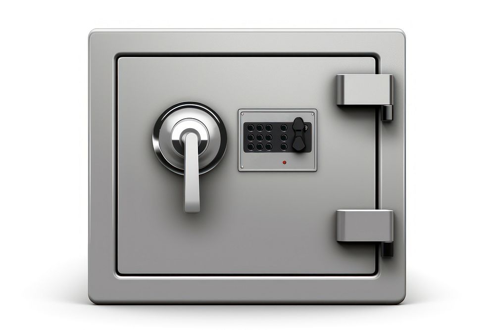Electronic Safe metal lock safe. AI generated Image by rawpixel.