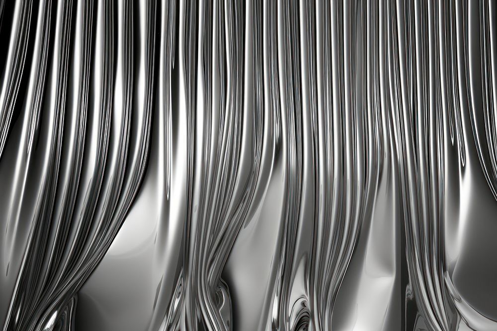 Curtain border backgrounds pattern silver. AI generated Image by rawpixel.