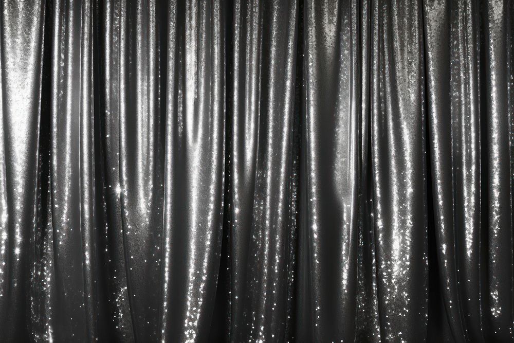 Glitter curtain backgrounds pattern silver. AI generated Image by rawpixel.