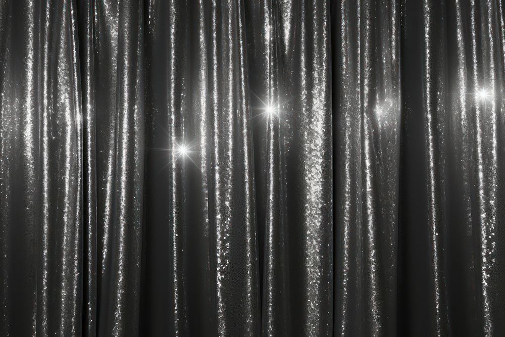 Glitter curtain backgrounds pattern silver. AI generated Image by rawpixel.
