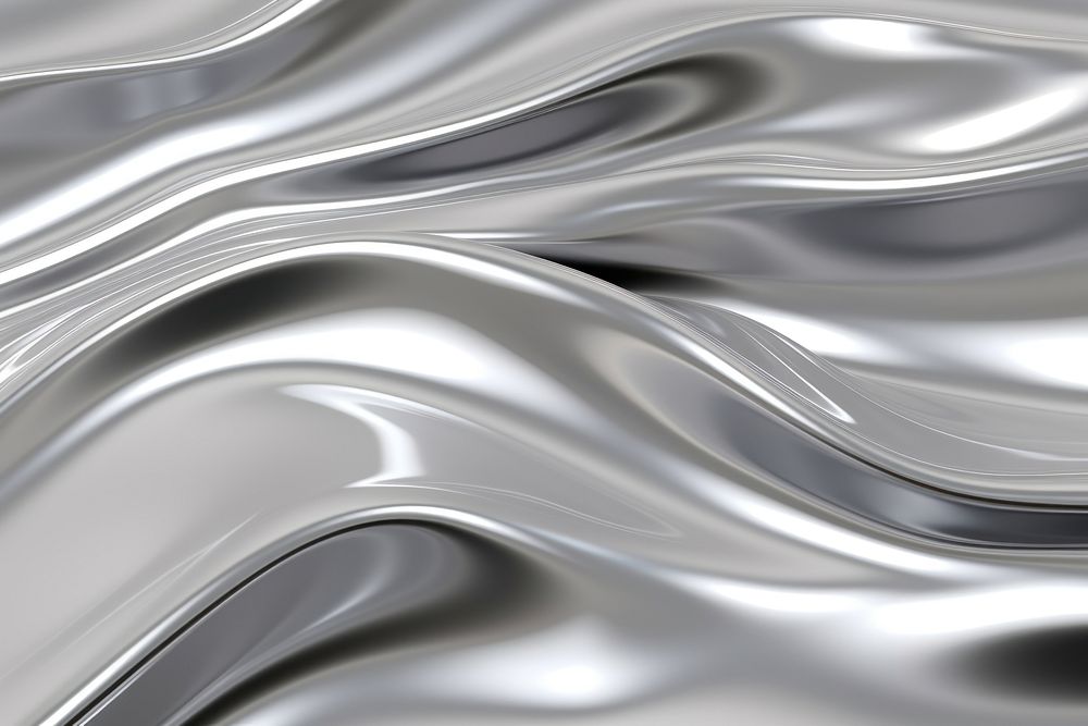 Liquid curtain backgrounds pattern chrome. AI generated Image by rawpixel.