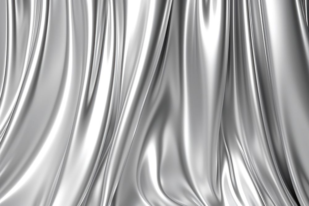 Liquid curtain backgrounds pattern silver. AI generated Image by rawpixel.